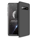 Husa Samsung Galaxy S10 - Protectie 360 grade, 3 in 1, Plastic, Neagra, Universal