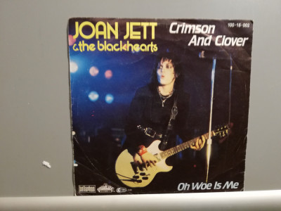 Joan Jett &amp;ndash; Crimson and Clover (1982/Bellaphon/RFG) - Vinil Single &amp;#039;7/NM+ foto