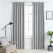 vidaXL Draperii opace cu c&acirc;rlige, 2 buc., gri, 140 x 225 cm 134468