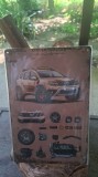 Reclama metalica 30 cm x 20 cm - Dacia Duster