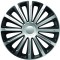 SET CAPACE ROTI 16` SILVER&amp;BLACK TREND