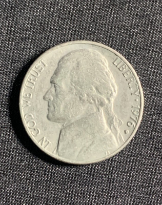 Moneda five cents 1976 USA foto