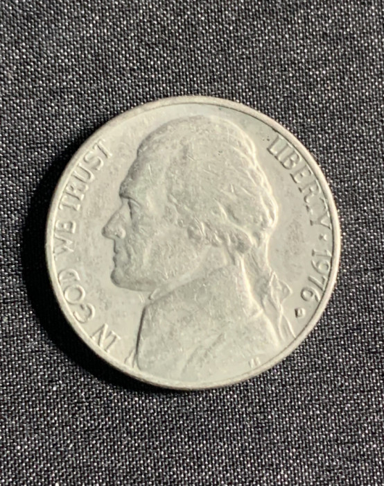 Moneda five cents 1976 USA