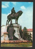 CPIB 19315 CARTE POSTALA - CLUJ-NAPOCA. STATUIA LUI MATEI CORVIN