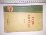 Cumpara ieftin CARTE VECHE - FIRE DE ARTIST --N RADULESCU NIGER EDITURA C ROMANEASCA1928