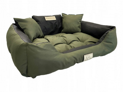 KingDog Green Dog Couch Lounger 115x95 cm foto