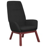 Cumpara ieftin Scaun de relaxare, negru, material textil