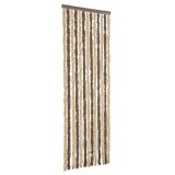 Cumpara ieftin Perdea pentru insecte, maro inchis si bej, 56x200 cm, chenille