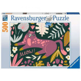 PUZZLE PISICUTA TRENDY, 500 PIESE, Ravensburger