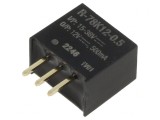 Convertor DC/DC 15-36V la 12V 500mA SIP3 THT