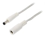 Cablu Alimentare DC 5m 2x0,5mm2 5,5/2,5