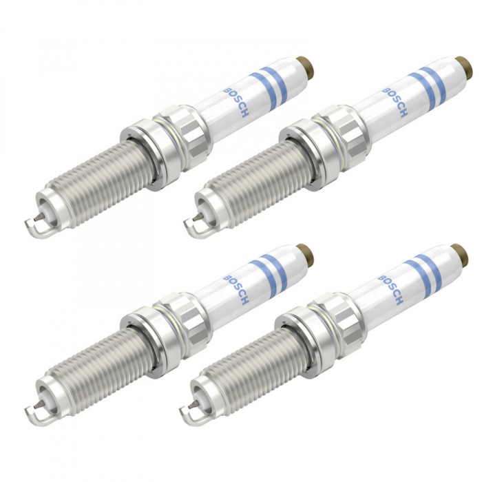 Set 4 bujii scanteie Bosch pentru BMW Seria 1, Seria 2, Seria 3, Seria 4, Seria 5, Seria 6, Seria 7, X1, X2, X3, X4