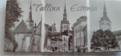 XG Magnet frigider - tematica turistica - Estonia - Tallin - monumente foto