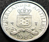 Cumpara ieftin Moneda exotica 1 CENT - ANTILELE OLANDEZE (Caraibe), anul 1983 * cod 1172, America Centrala si de Sud, Aluminiu