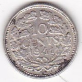 Olanda 10 Cents 1941, Europa, Argint
