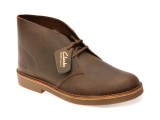 Ghete CLARKS maro, DESERT BT EVO, din piele naturala