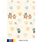 Covora&Egrave; de joaca, termic model mr bear si kite bear, cu spuma, impermeabil, antiderapant, cu 2 fete, 1.8mx2mx1.5cm, pentru fete si baieti, Oem