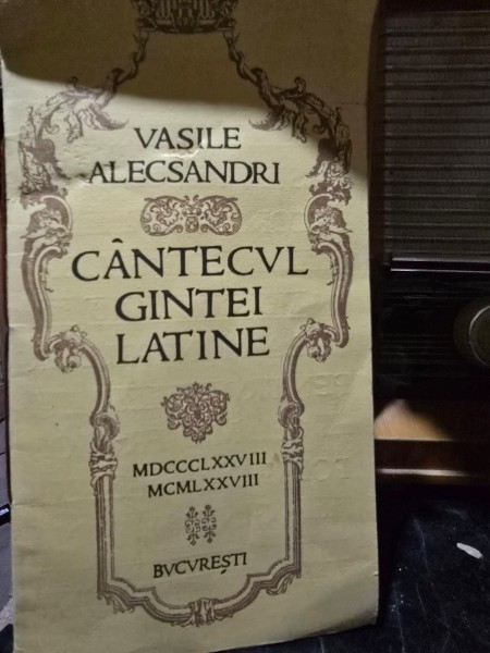 Cantecul gintei latine - Vasile Alecsandri