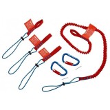 Cumpara ieftin Set corzi de siguranta pentru scule si carabiniere Knipex 00 50 04 T BK, 1.5 Kg, 5 bucati