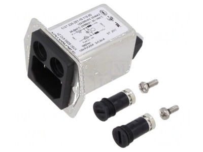 Conector AC 2A 250VAC IEC 60320 5707 foto