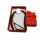 Bratara Maro Impletita cu Banut si Inima - Cadou Cutie Bijuterii - Bratara Prietenie, Iubire, Ocazii Speciale