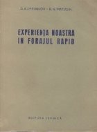 Experienta noastra in forajul rapid foto