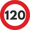 Autocolant Sticker &quot;Limita Viteza&quot; Reflectorizant - 120km/h