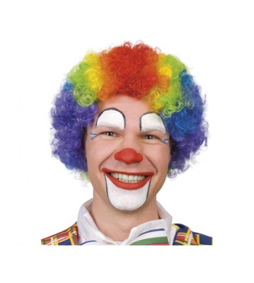Peruca clovn curcubeu marime universala foto