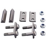 Unior 615261 Cutite de Schimb Otel pentru Clesti de Buloane, Taiere Metal, Capacitate 9mm