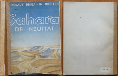 Nikolaus Benjamin Richer , Sahara de neuitat , carte de calatorii foto