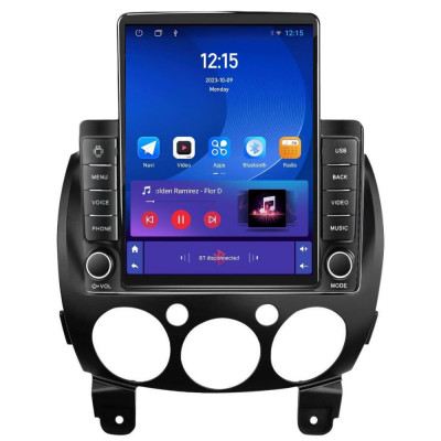 Navigatie dedicata cu Android Mazda 2 2007 - 2014, 1GB RAM, Radio GPS Dual foto