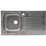 Chiuveta Inox CIL 611 DR Dekor, 780x435mm, Cuva stanga