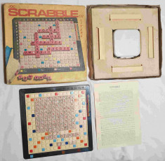 Jucarie comunista de colectie JOC complet VECHI Romanesc SCRABBLE cu Litere 1980 foto