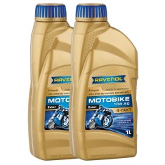 Pachet 2 litri Ulei moto Ravenol Motorbike Ester 4-Takt 10W50