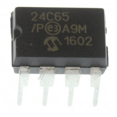C.I., EEPROM, DIP-8 24C65/P MICROCHIP