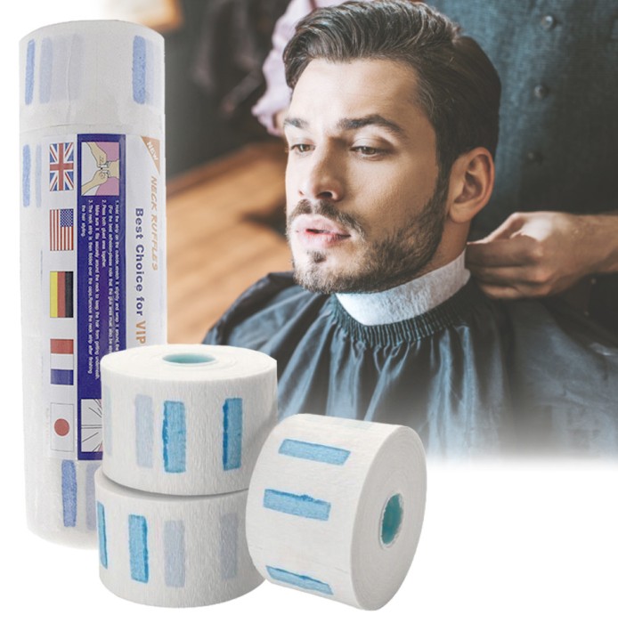 Gulerelor de unica folosinta pentru frizerie, barbierit, protectie, 100 de bucati, impermeabile, pro