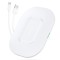 Choetech Qi 15W &icirc;ncărcător wireless + cablu USB - USB tip C 1m alb (T550-F-V2)