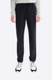 A.P.C. pantaloni de bumbac bărbați, culoarea negru, drept COERD.H08354-BLACK, APC