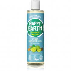 Happy Earth 100% Natural Shower Gel Cedar Lime gel de duș 300 ml