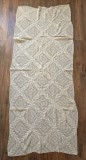 FATA DE MASA VINTAGE CROȘETATĂ MANUAL CU FIR GROS DE BUMBAC