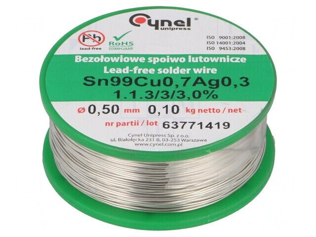 S&acirc;rmă de Lipit fără Plumb 500um 100g Bobină