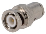 Mufă BNC Tată Drept 75&Omega; pentru Cablu PTFE