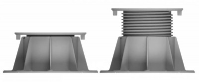 Plot / Piedestal / Suport reglabil pentru gresie / pardoseli inaltate, inaltime variabila 82-135 mm - XLEV-L-B4 foto