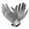 Manusi de protectie anti-taiere, macelar/bucatar, HPPE, 20 X 9 cm, marimea M, gri
