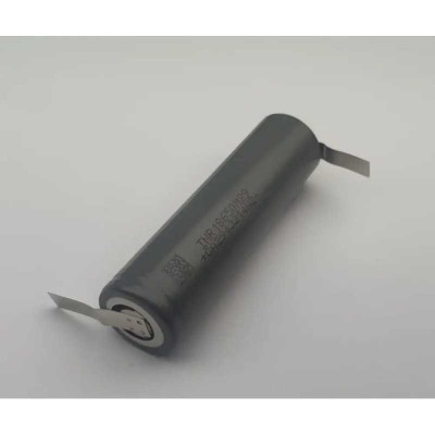 Acumulator LG INR18650M29 18650 3.7V 2850mAh 10A cu lamele sudate in Z foto