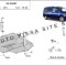 Scut metalic motor VW Caddy 3 III cu platforma de fier fabricat incepand cu 2011 APS-30,144