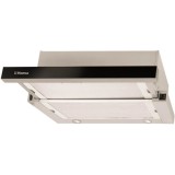 Hota incorporabila telescopica Hansa OTS6226IH, Putere de absorbtie 365 mc/h, 2 motoare, 60 cm, Argintiu