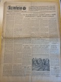 scanteia 23 aprilie 1954-minerii din comanesti,siderurgistii hunedoarei