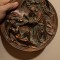 Farfurie 3 d suflat cu bronz