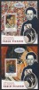 Djibouti 2016 - Picturi - Pablo Picasso, Set complet de 4 Colite, 4 poze, MNH, Nestampilat